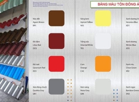 Tôn màu Đông Á